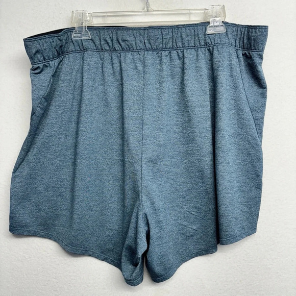 Nike Shorts Womens Plus Size 1X Dry Attack Training 5 Inch Blue CT0605-432 - Picture 2 of 7